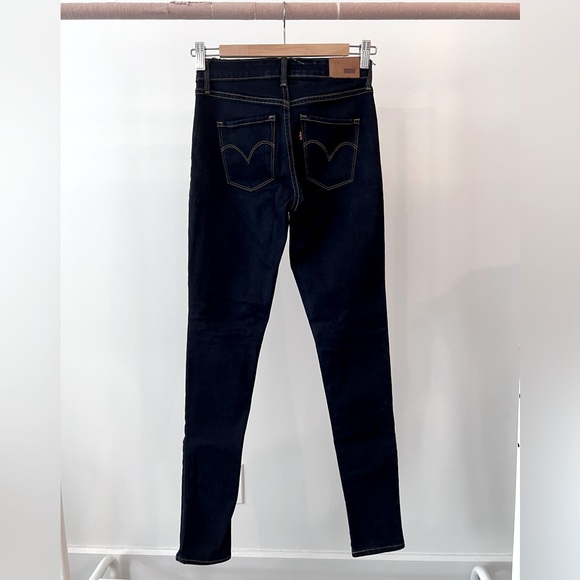 NWOT High Rise Skinny - Levi’s (Size 24 - Dark Blue) - Picture 5 of 7